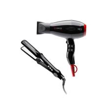 Kit mq - secador ionize 2200w 220v + chapinha pro 480 turbo led bivolt