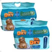 Kit Mr. Dry: 2 Tapetes Higiênicos 60x60cm Com 30 Unidades