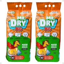 Kit Mr. Dry Big: 2 Tapetes 80X60Cm Com 30 Unidades