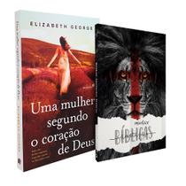 Kit Mulher Segundo o Coração de Deus + Caderno Minhas Anotações Bíblicas Leão