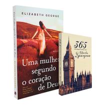 Kit Mulher Segundo o Coração de Deus + Devocional 365 Mensagens Diárias Charles Spurgeon Clássica