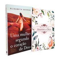 Kit Mulher Segundo o Coração de Deus + Devocional Amando a Deus Flores