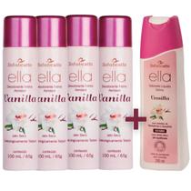 Kit Mulher Sofisticatto ELLA - 1 Sabonete Líquido Intimo + 4 Desodorante Ella Vanilla
