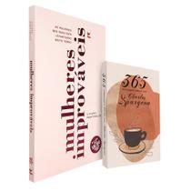 Kit Mulheres Improváveis + Devocional 365 Mensagens Diárias Charles Spurgeon Café