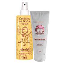 Kit Mulheres Ricas Cheiro Rica N2 Hidratante Corporal Floral Fresco Frutado