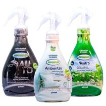 Kit Multi Capturador de Odores Auto + Ambientes + Neutro 400ml Capterplus Para Casa Cozinha e Carro Captura Odores Kit Multi Capturador de Odores Auto + Ambientes + Neutro 400ml Capterplus Para Casa Cozinha e Carro Captura Odores