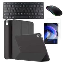 Kit Multifunção Para iPad 10 Geração Capa com Teclado + Mouse + Película Protetora