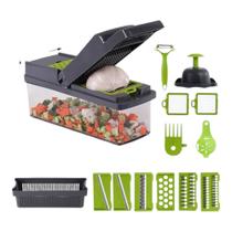 Kit multifunções cortador fatiador ralador de legumes e alimentos