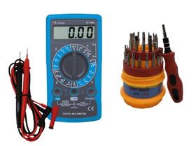 Kit Multímetro MINIPA ref: ET 1002 + Jogo Chave de Precisão Kit Multímetro MINIPA ref: ET 1002 + Jogo Chave de Precisão