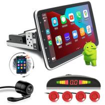 Kit Multimídia 10 Polegadas Giratório + Câmera Ré + Sensor Ré Vermelho Kicks 2018 2019 2020 Carplay GPS Kit Multimídia 10 Polegadas Giratório + Câmera Ré + Sensor Ré Vermelho Kicks 2018 2019 2020 Carplay GPS