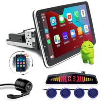 Kit Multimídia 10 Polegadas Rotativo + Câmera Ré + Sensor Ré Azul HRV HR-V 2015 2016 Android Auto Kit Multimídia 10 Polegadas Rotativo + Câmera Ré + Sensor Ré Azul HRV HR-V 2015 2016 Android Auto