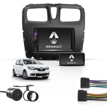 Kit Multimidia 2 Din Bt Mp5 7" Espelha Renault Sandero 16/18