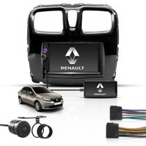 Kit Multimidia 2 Din Mp5 Bt Espelhamento Renault Logan 16/18