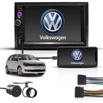 Kit Multimidia 7" 2 Din Mp5 Bt Espelha Volkswagen Polo Hatch