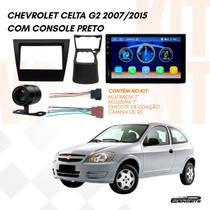 Kit Multimidia 7 MP5 Espelhamento Camera Moldura Celta Conector
