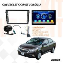 Kit Multimidia 7 MP5 Espelhamento Camera Moldura Cobalt Chicote Adaptador Antena