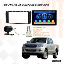 Kit Multimidia 7 MP5 Espelhamento Camera Moldura Hilux Chicote Adaptador Antena Kit Multimidia 7 MP5 Espelhamento Camera Moldura Hilux Chicote Adaptador Antena