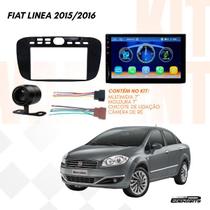 Kit Multimidia 7 MP5 Espelhamento Camera Moldura Linea Conector