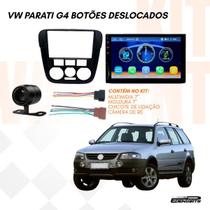 Kit Multimidia 7 MP5 Espelhamento Camera Moldura Parati G4 Conector
