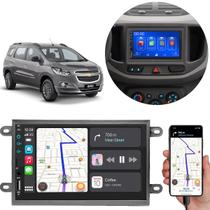 Kit Multimídia 7 Polegadas Chevrolet Spin 2013 a 2017 MP5 Carplay Android Auto