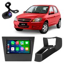 Kit Multimídia 7 Polegadas Gm Celta Android 13 GPS Mold Cam