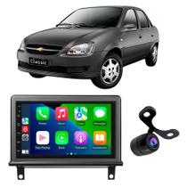 Kit Multimídia 7 Polegadas Gm Corsa Android 13 GPS Mold Cam