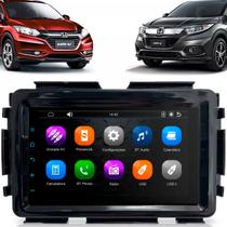 Kit Multimídia 7 Polegadas MP5/BT 2Din + Moldura Black Piano HRV 2015 a 2018 AP851