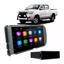 Kit Multimídia 7 Polegadas MP5/BT 2Din + Moldura Cinza Hilux Etios Corolla GLI AP637