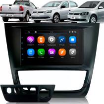 Kit Multimídia 7 Polegadas MP5/BT 2Din + Moldura Preta Gol Voyage Saveiro G6 - AP638