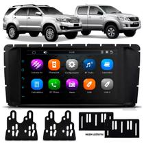 Kit Multimídia 7 Polegadas MP5/BT 2Din + Moldura Preta Hilux 2012 a 2016 - AP668