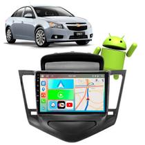 Kit Multimidia 9” Cruze 2011-2016 Waze Youtube + Câmera e Moldura
