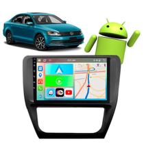 Kit Multimidia 9” Jetta 2012-2017 Waze Youtube + Câmera e Moldura