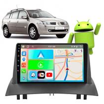 Kit Multimidia 9” Megane 2007-2013 Waze Youtube + Câmera e Moldura