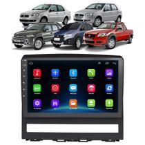 Kit Multimidia 9" Palio Weekend Strada Idea Siena 2004 a 2014 Waze