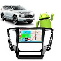 Kit Multimídia 9 Pol 2GB 32GB Pajero Sport 2018-2021 CarPlay Android