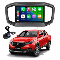 Kit Multimidia 9 Polegadas Android Auto Carplay Fiat Strada