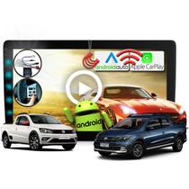 Kit Multimidia 9 polegadas Android Saveiro 2017 a 2025 - Tela Som Central Redecan Canbus CarPlay GPS