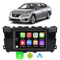 Kit Multimidia Altima 2013 2014 7" Android Auto CarPlay Voz Google Siri Tv Online Bluetooth Gps
