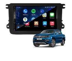 Kit Multimídia Amarok 2010 até 2016 9 Pol CarPlay AndroidAuto USB Bt Radio