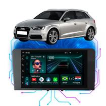 Kit multimidia android 4/64gb 7" a3 07/12 preto audi carplay