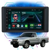 Kit Multimídia Android 4/64GB 7pol Chevrolet S10 2001 a 2011