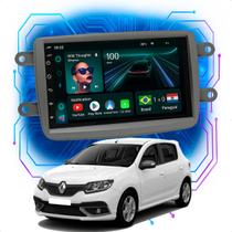 Kit Multimídia Android 4/64GB 7pol Sandero 2011 a 2024