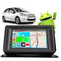 Kit multimidia android 7" citroen c3 13/19 preto peugeot car