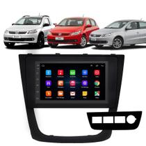 Kit Multimidia Android 7" Gol Saveiro Voyage G5 08 10 12 BT Rádio