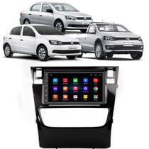 Kit Multimidia Android 7" Gol Voyage Saveiro G6 2013-2016 BT Rádio
