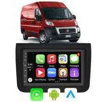 Kit Multimidia Android 7 Pol Ducato 2018 a 2021 Carplay + Moldura Painel