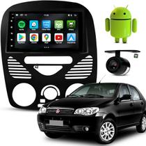 Kit Multimidia Android 7 Pol Palio 2004 05 06 07 08 09 10 2011 Preto Fosco