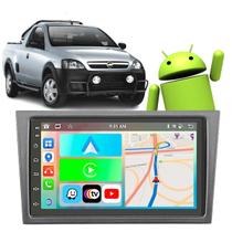 Kit Multimidia Android 7 polegadas Chevrolet Montana 2002 a 2012 CarPlay BT Waze Wifi Rádio