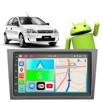 Kit Multimidia Android 7 polegadas Corsa 2002 a 2012 CarPlay BT Waze Wifi Rádio