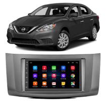 Kit Multimidia Android 7 Polegadas Sentra 14 16 18 20 Tv GPS BT